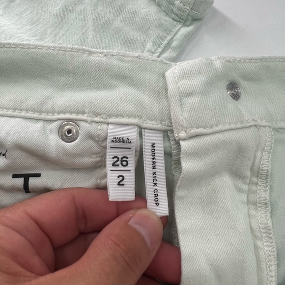 Loft Anne Taylor Modern Kick Crop Jeans Ladies Size 26/2 - Picture 9 of 10